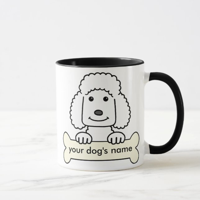 Tasse Caniche personnalisé (Droite)