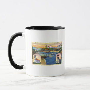 Tasse Cape Arago Bridge et Lighthouse Mouth