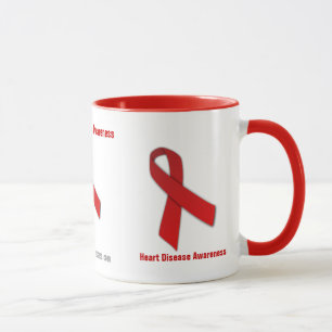 Tasse Cardiopathie Ruban rouge