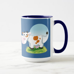 Tasse Caricature de la vache folle