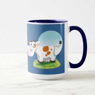 Tasse Caricature de la vache folle