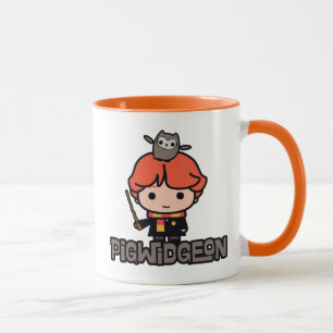 Tasse Caricature Ron Weasley et Pigwidgeon