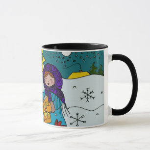 Tasse Carolers ukrainiens de Noël