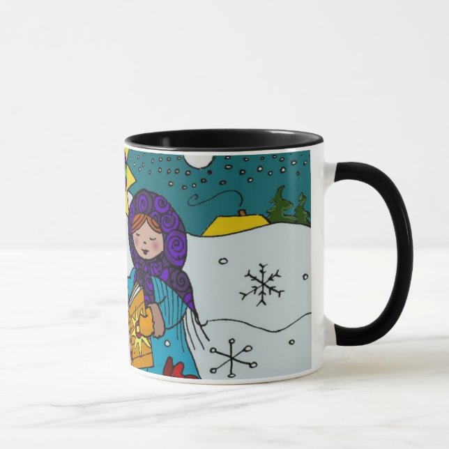Tasse Carolers ukrainiens de Noël (Droite)