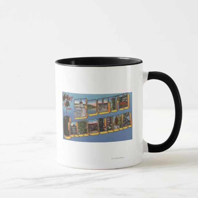 Tasse Caroline du Sud - Scènes de grandes lettres (Droite)