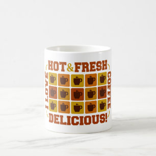 Tasse Carré café - choisir style & couleur