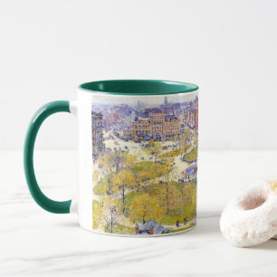 Tasse Carré syndical au printemps par Frederick Childe H