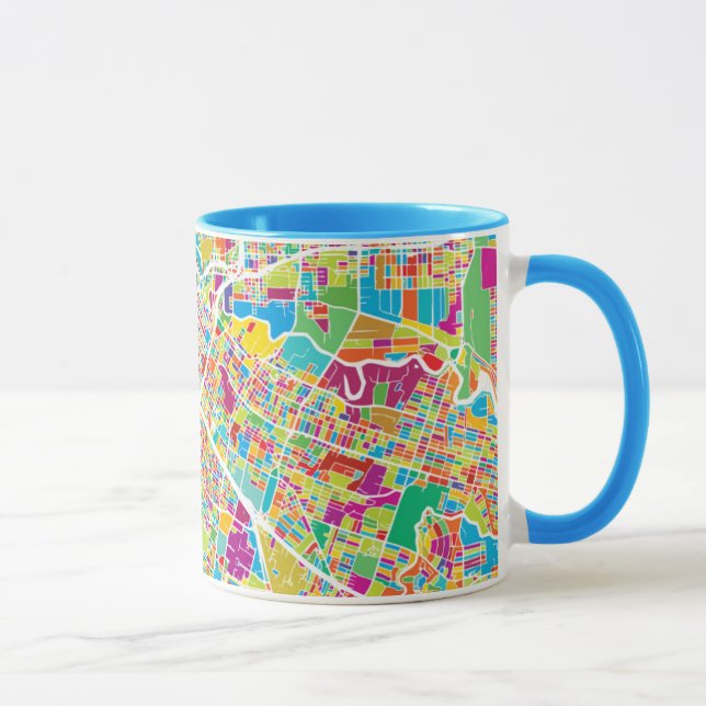 Tasse Carte au néon de Houston, le Texas | (Droite)