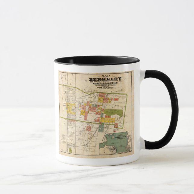 Tasse Carte de Berkeley (Droite)