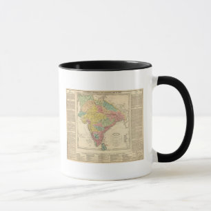 Tasse Carte de la chonologie des combats en Inde