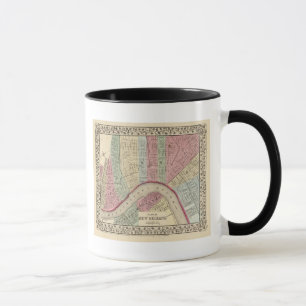 Tasse Carte de la Nouvelle-Orléans par Mitchell