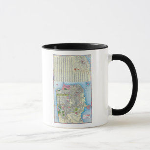 Tasse Carte de la rue San Francisco