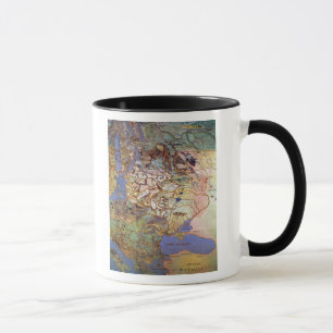 Tasse Carte de l'Europe centrale