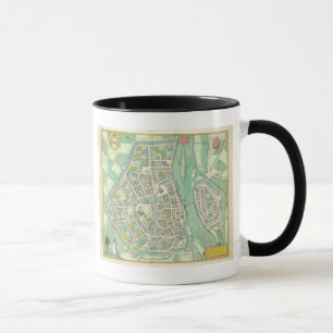 Tasse Carte de Maastricht, de 'Civitates Orbis Terrarum