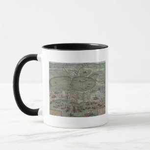 Tasse Carte de Tunis, de "Civitates Orbis Terrarum" par