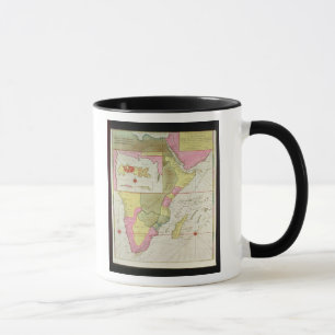 Tasse Carte des pays de l'Afrique