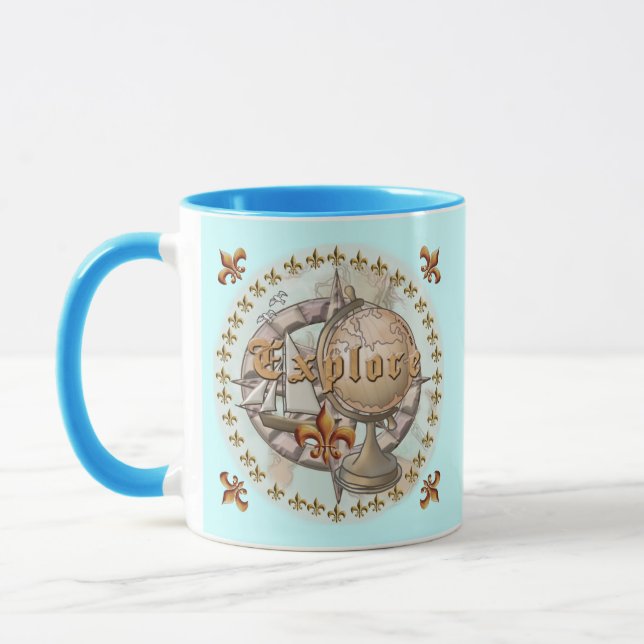 Tasse Carte d'exploration (Gauche)