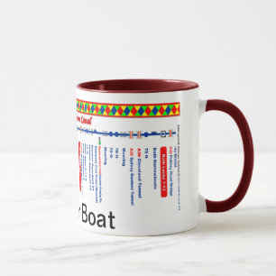 Tasse Carte d'itinéraire de canal de Kennet et d'Avon (