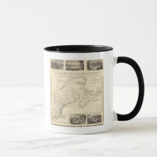 Tasse Carte du chemin de fer Boston et du Maine