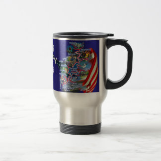 Tasse carte du Grand Lake OK