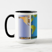 Carte du monde de la bibliothèque retraitée