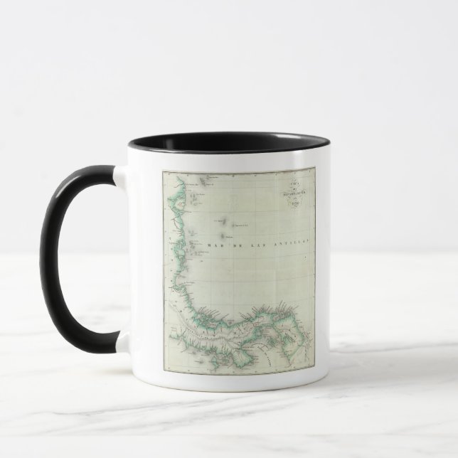 Tasse Carte gravée du Panama (Gauche)