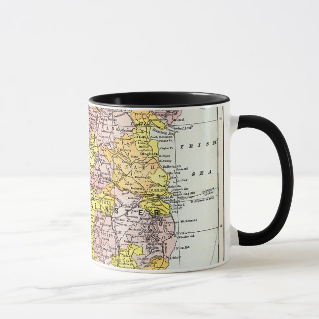 Tasse CARTE : L'IRLANDE, c1890 (Droite)