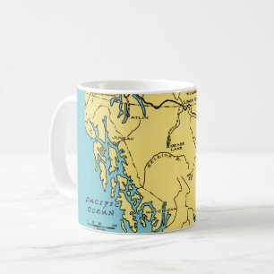 Tasse carte postale de l'Alaska