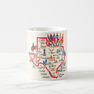 Tasse carte postale Texas - Lone Star State