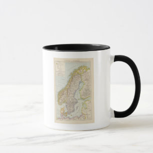 Tasse Carte Schweden, Norvège - Suède et Norvège