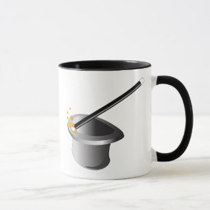 Tasse Casquette et baguette magique magiques