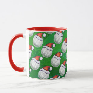 Tasse Casquettes de Noël à la balle de golf