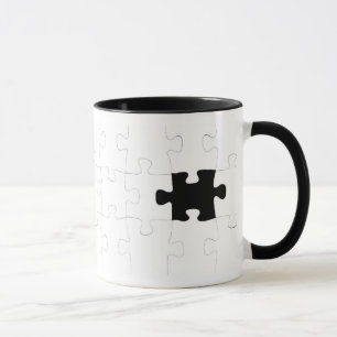 Tasse Casse-tête avec le morceau absent