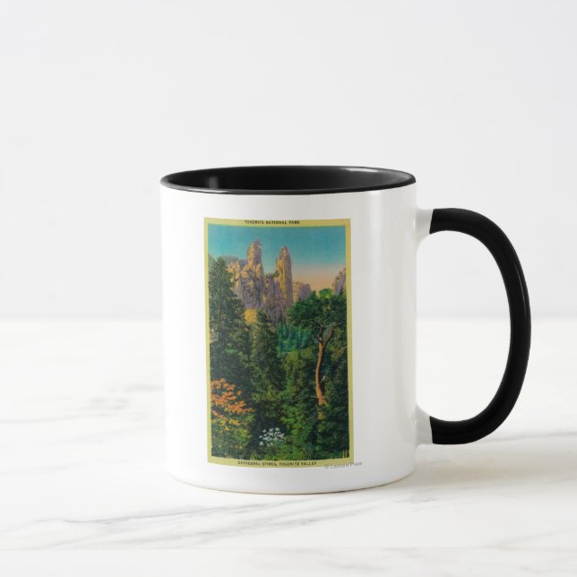 Tasse Cathédrale Spires et la Vallée de Yosemite (Droite)