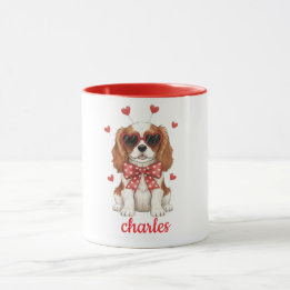 Tasse Cavalier King Charles chien Saint-Valentin 2