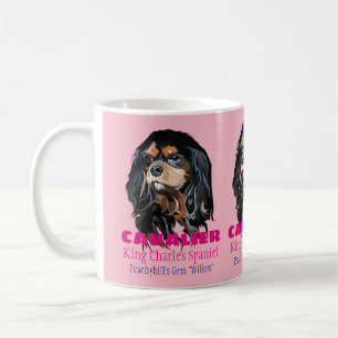 Tasse cavalière personnalisée d'épagneul du Roi