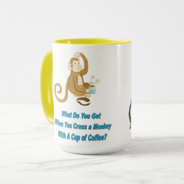 Tasse Ce qui vous obtiennent quand… (Devant gauche)