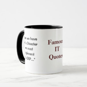Tasse Célèbre IL plaisanterie drôle de recouvrement d