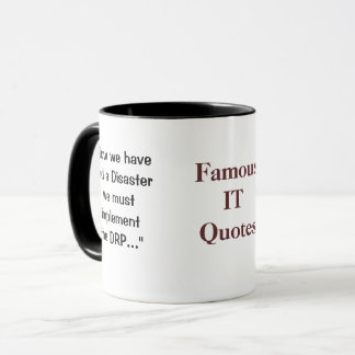 Tasse Célèbre IL plaisanterie drôle de recouvrement des