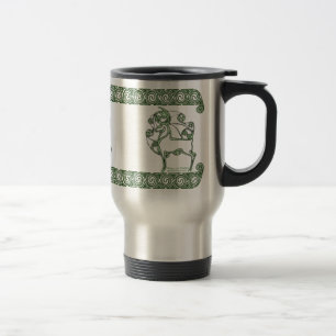 Tasse celtique, conception #2 de cerfs communs de