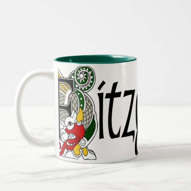Tasse celtique de dragon de Fitzgerald (Gauche)