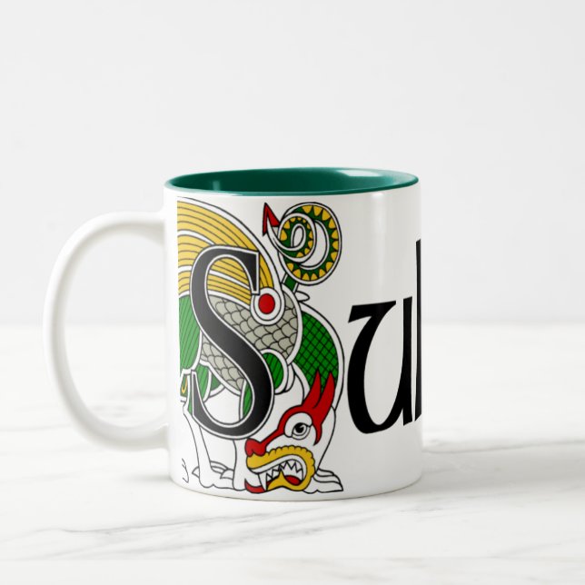 Tasse celtique de dragon de Sullivan (Gauche)