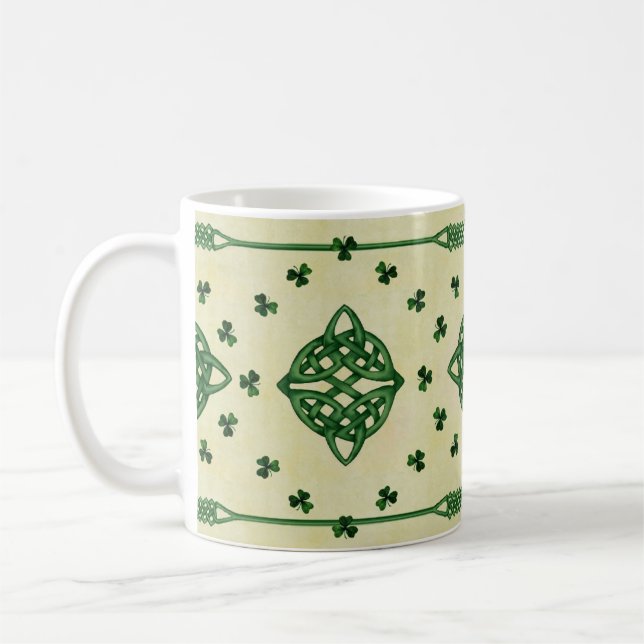 Tasse celtique de noeud (Gauche)