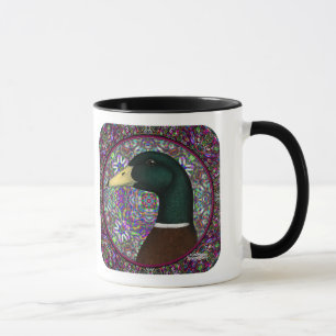 Tasse Cercle de mosaïque de Mallard Drake