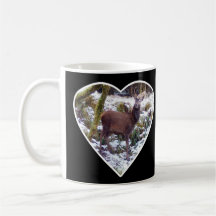 Tasse Cerf Rouge dans la Neige