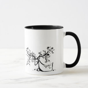 Tasse Cerfs communs d'arbre