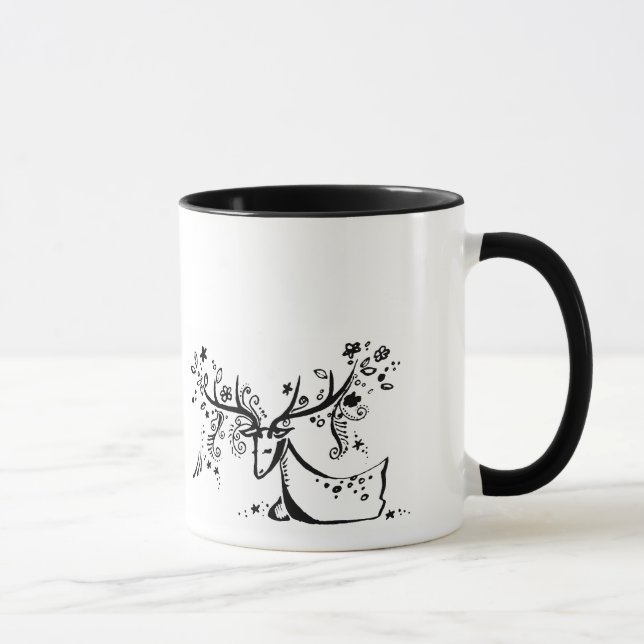 Tasse Cerfs communs d'arbre (Droite)
