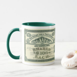 Tasse Certificat de Stock de capital vintage Business Fi