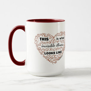 Tasse C'est ce qui ressemble la maladie invisible à la