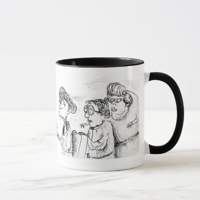 Tasse "C'était une nuit sombre et orageuse" de Gre (Droite)